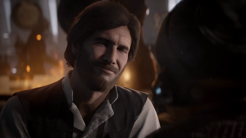Illustration for article titled Han Solo Is A Little Different In Battlefront II